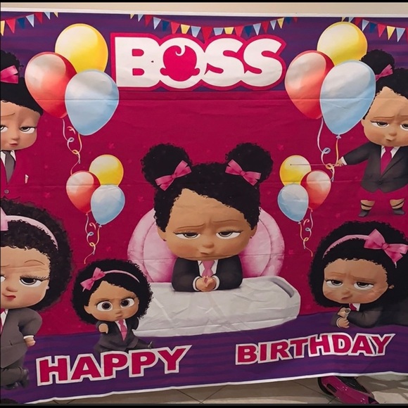 boss baby Other - Boss Baby Back Drop 5x7 Like New used once